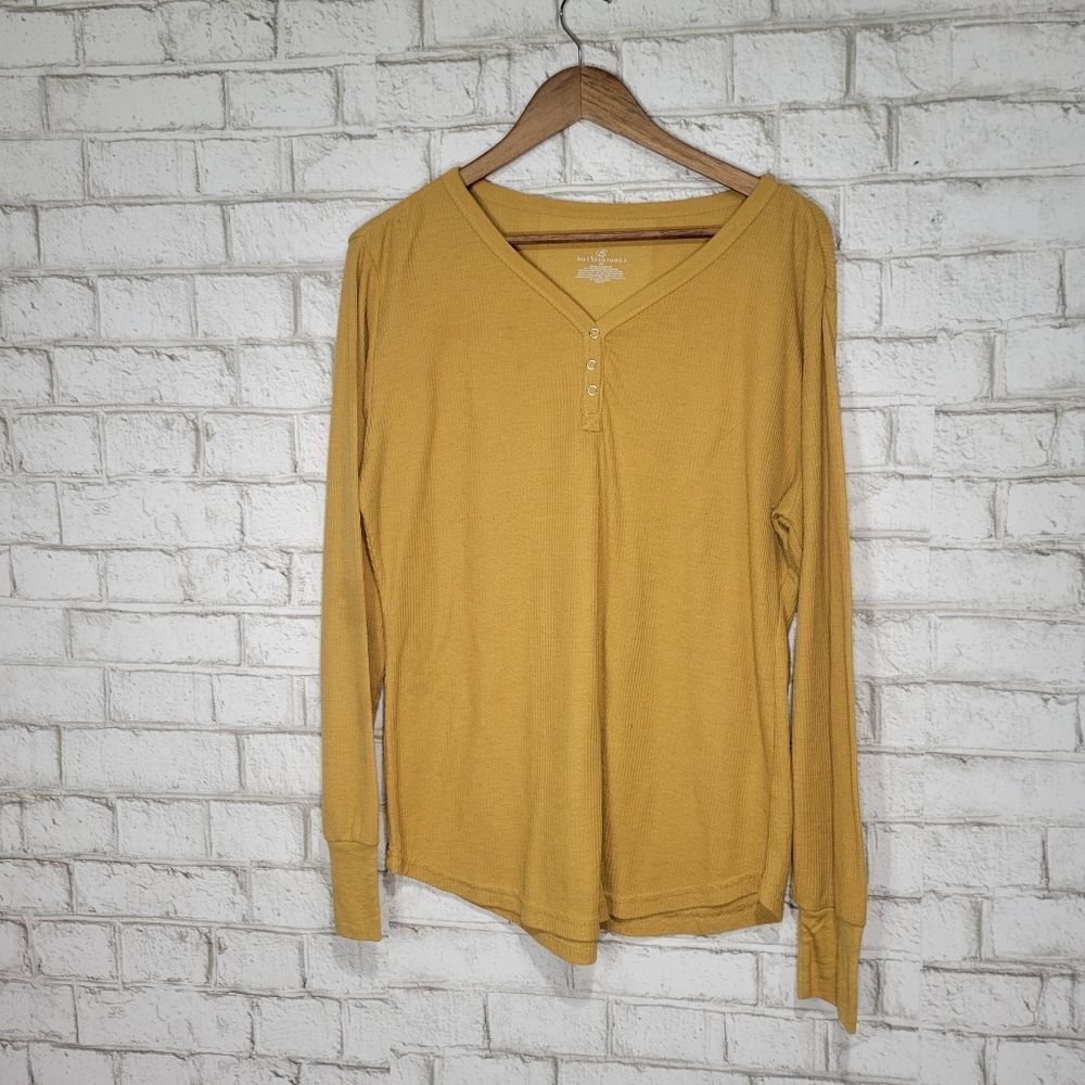 Bobbie Brooks mustard long sleeve top
